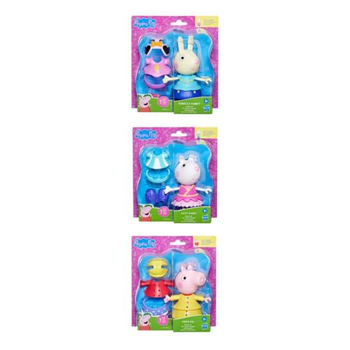 Figura Peppa colección de estilos y accesorios variados