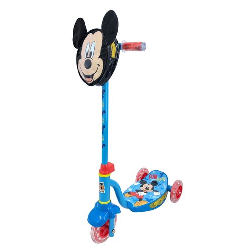 Scooter Mickey Mouse con plataforma antiderrapante con luces Led