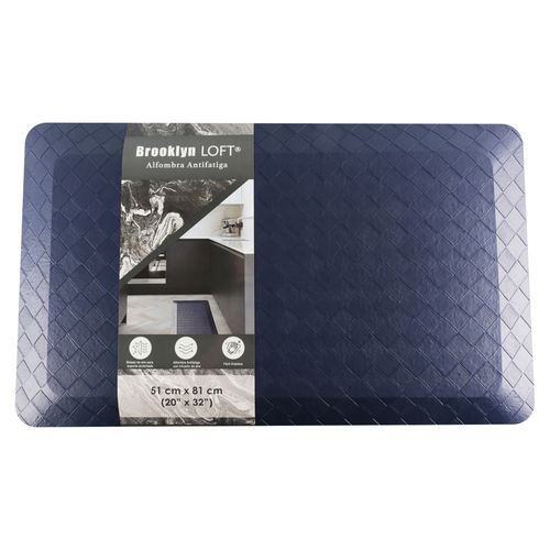 Alfombra Brooklyn Loft Antifatiga 50X81C Color Azul