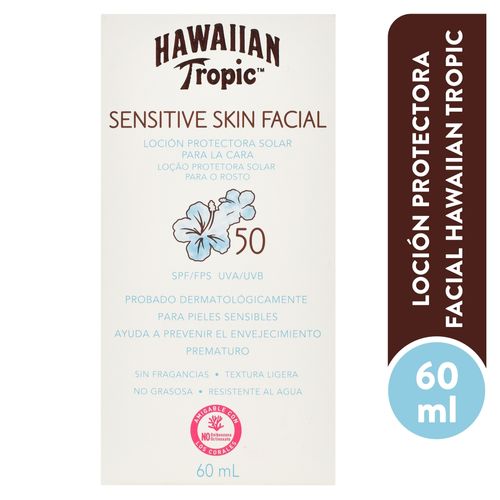 Hawaiin T Sensit Skin Facial 50Spf 60 Gr