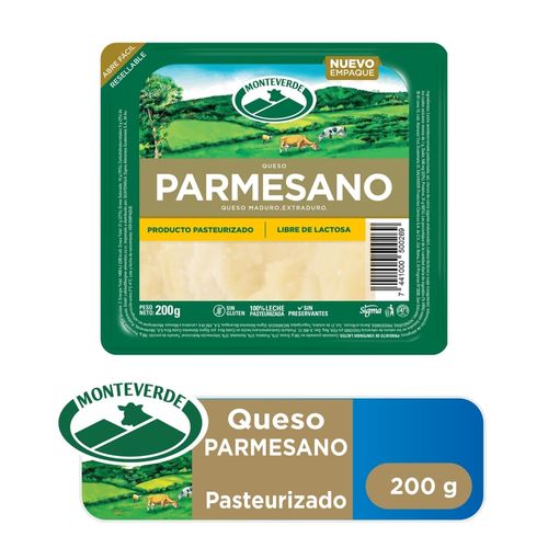 Queso Monteverde Parmesano 200 Gr