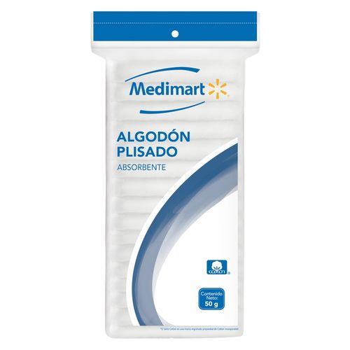 Algodón Medimart plisado - 50 g