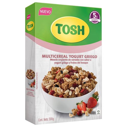 Cereal Multicereal Tosh Yogurt griego Caja -300 g