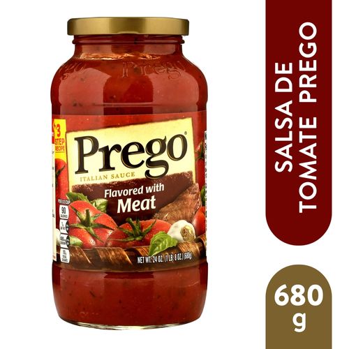 Salsa Prego De Tomate Carne - 680gr