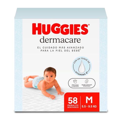 Huggies Panal Dermacare M Smega 58 Ea