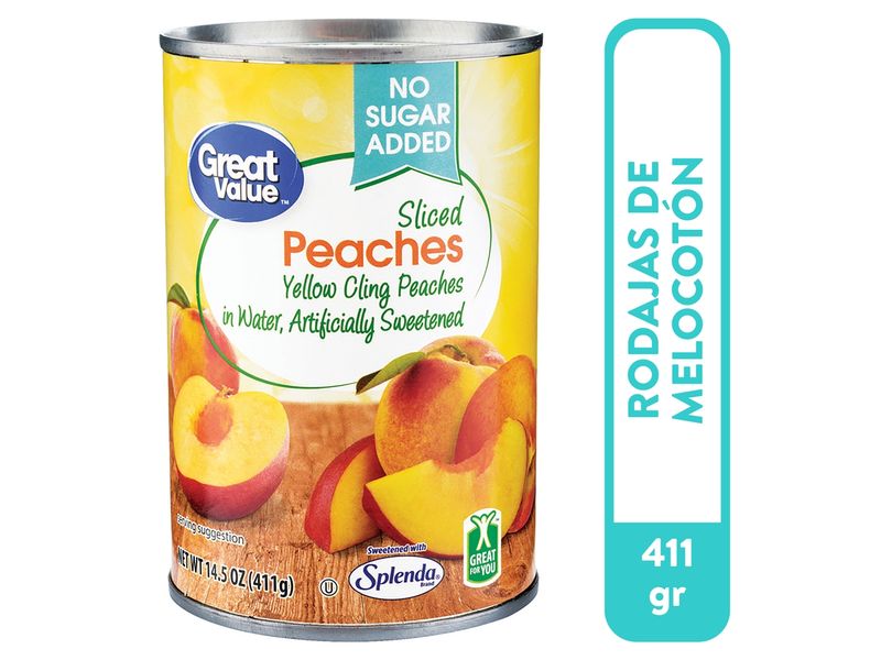 Comprar Melocotón Great Value en rodas - 411 g | Walmart Nicaragua