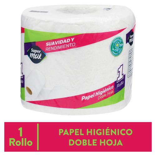 Papel Higienico Supermax 330 Hojas Doble 1 Rollo