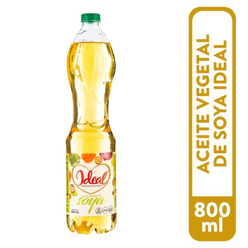 Aceite Ideal vegetal de soya - 800 ml