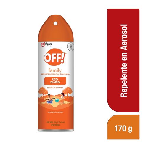 Repelente Off Family Aerosol 170Gr Ea