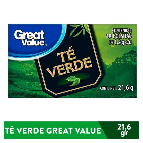 Te Verde Great Value 21.6gr 18 Sobres