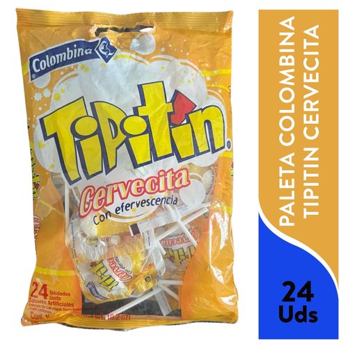 Paleta Colombina Tipitin Cervecita - 312 g