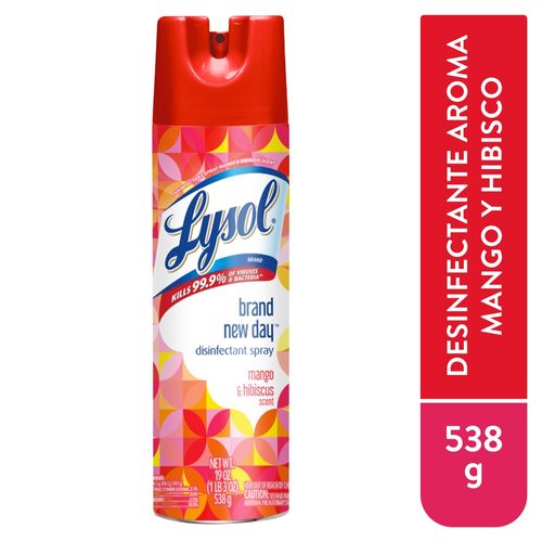 Aerosol Lysol Mango Hibiscus - 538ml