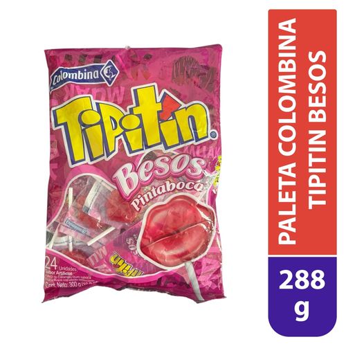 Paleta Colombina Tipitin Besos - 288 g