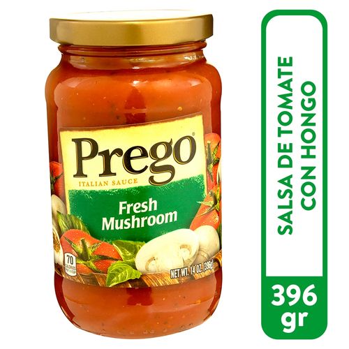 Salsa De Tomate Prego Con Hongos 396g