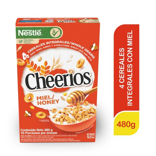 Cereal Nestle Cheerios® Miel Caja- 480gr