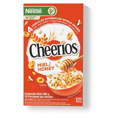 Cereal Nestle Cheerios® Miel Caja- 480gr