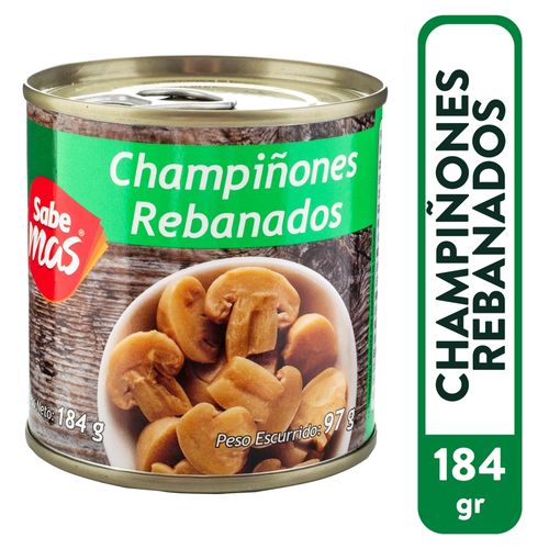 Hongos Sabemas Rebanados Champiñones - 184 g