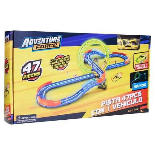 Pista Loops Adventure Force con vehículo -47 pzas