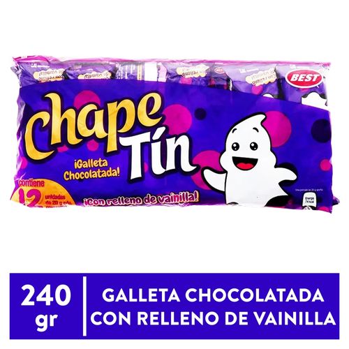 Galleta Best Rellena Vainil Choco 240gr