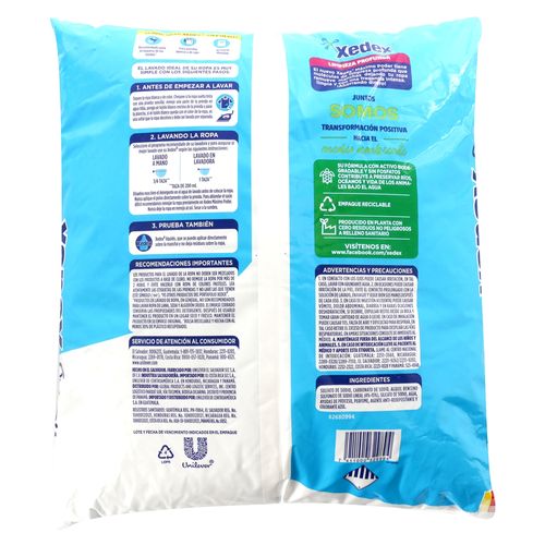 Detergente en polvo Xedex máximo poder - 4500 g