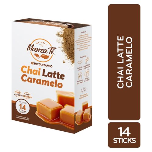 Té Manzaté chai latte caramelo - 42 g