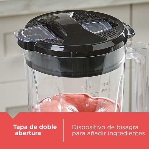 Licuadora Black a decker jarra plástica 8 velocidades negra