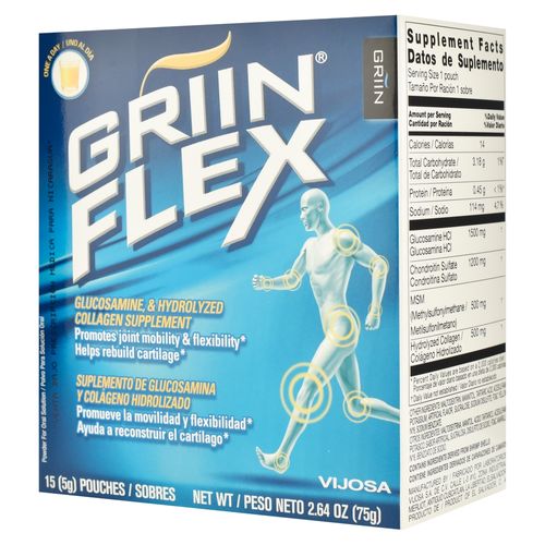 Grin Flex Glucosamin Colagen 15Ea Sobres