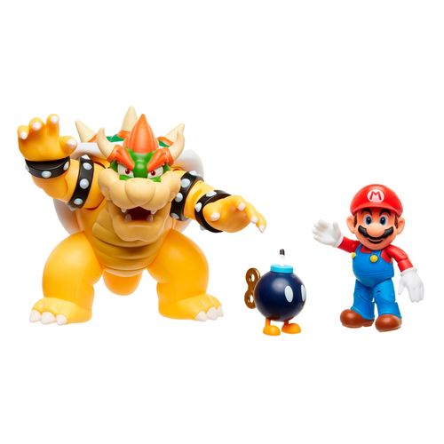 Figuras Nintendo Super Mario y Bowser