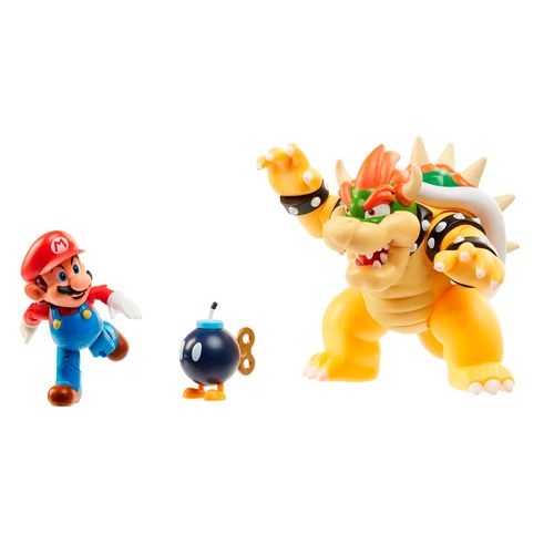 Figuras Nintendo Super Mario y Bowser