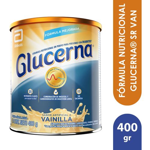 Fórmula Nutricional Glucerna® Sr Van Sabor Vainilla - 400g