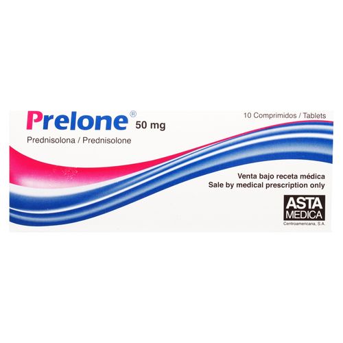 Prelone 50 Mg 10 Tabletas