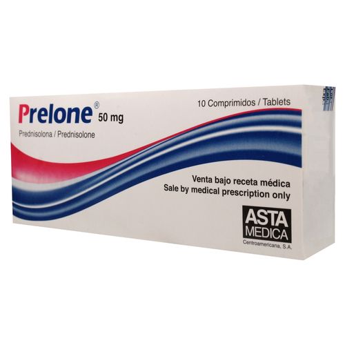 Prelone 50 Mg 10 Tabletas