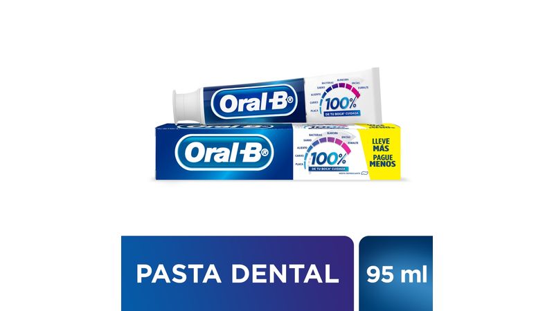 Comprar Pasta Dental Oral-B 100% Menta Refrescante Con Flúor