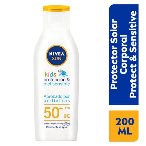 Protector solar Nivea sun kids piel sensible fps 50 - 200 ml