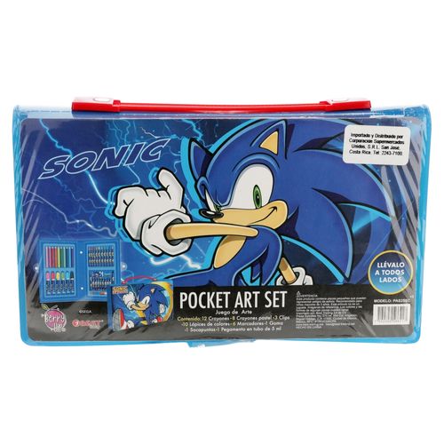 Set de arte Best pocket sonic