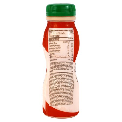 Yogurt líquido Dos Pinos melocotón - 200 ml