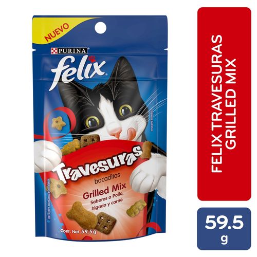 Snack Gato Purina Felix Travesuras Grilled 59.5g