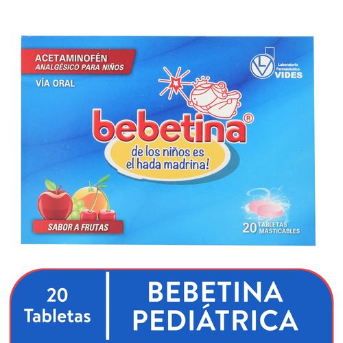 Bebetina Pediatric Vide 20 Tabletas - 80mg