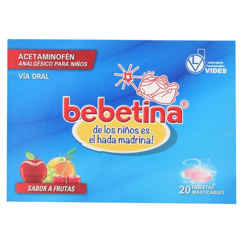 Bebetina Pediatric Vide 20 Tabletas - 80mg