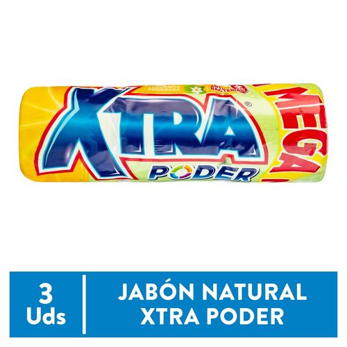 Jabon Xtra Antibacterial Limon 3u 1500gr