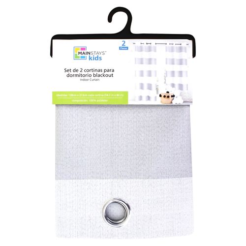 Msk Cortina Dormitor Blackout Gris Linea