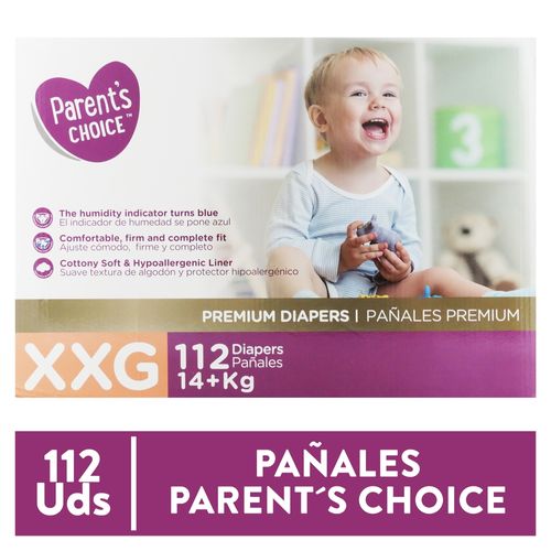 Panal Parents Choice Prem XXG - 112 Unidades