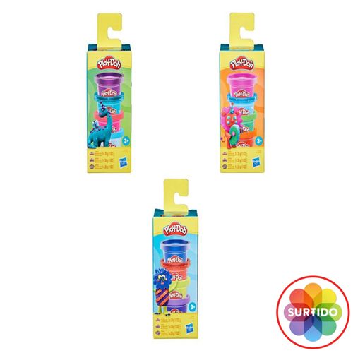 Plastilina Play Doh Mini Packs de Colores - 4 uds