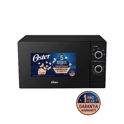 Horno Microondas Oster Nego Mecanico - Ogm3702