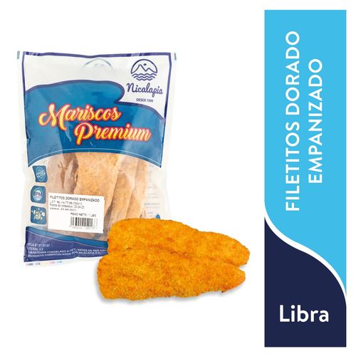 Filetitos Dorado Empanizado Nicalapia Lb