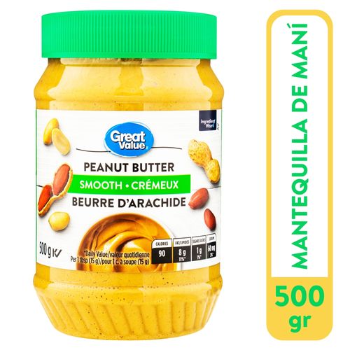 Smooth Great value peanut butter - 500 g