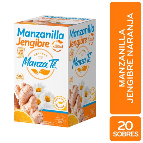Té Manzanilla Jengibre Manza Té - 20 g