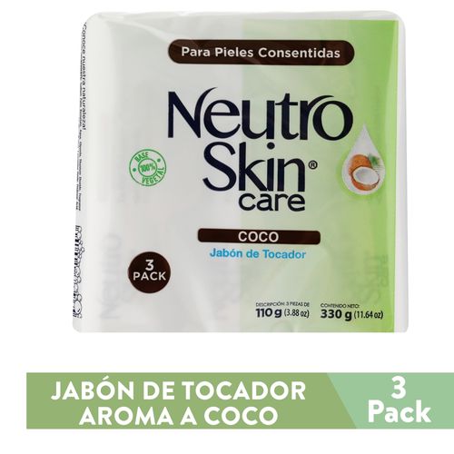 Neutroskin Jabon Coco 3Pack 330Gr