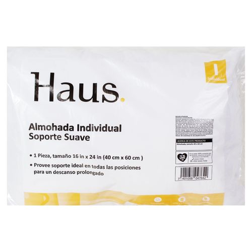 Almohada Haus hipoalergénica blanca