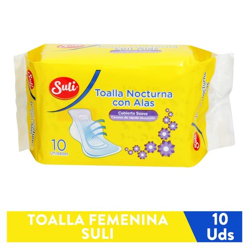 Toalla Femenina Suli Nocturna 10 U